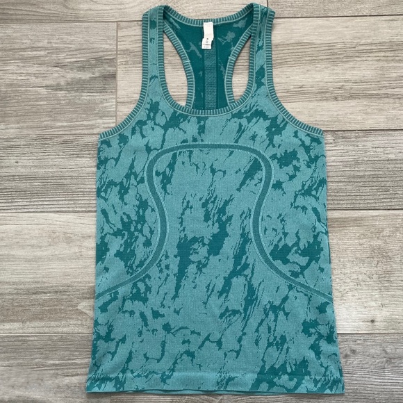Lululemon Swiftly Tech Teal Tank Sz 6